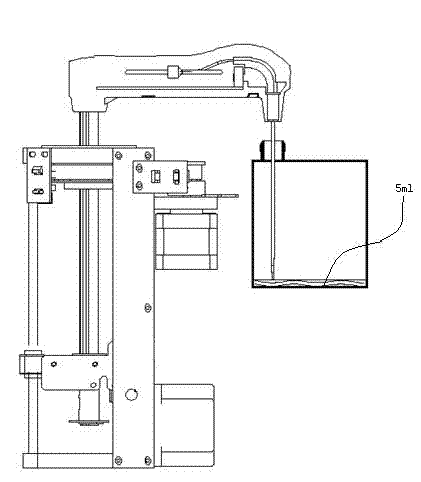Device and method for remaining amount of reagent