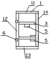 Fabricated light protective door and manufacturing method thereof