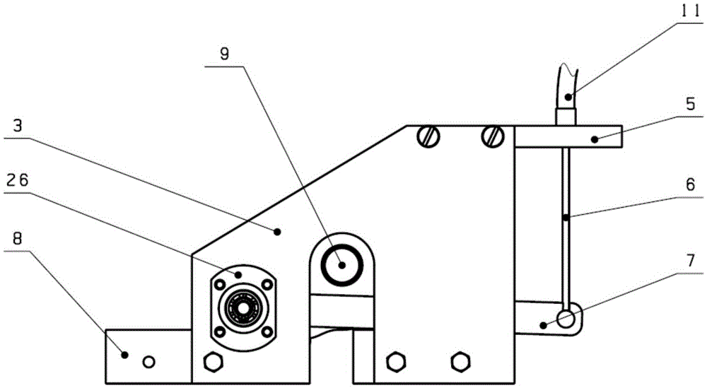 A vegetable pot seedling transplanting machine ejecting seedling picking device