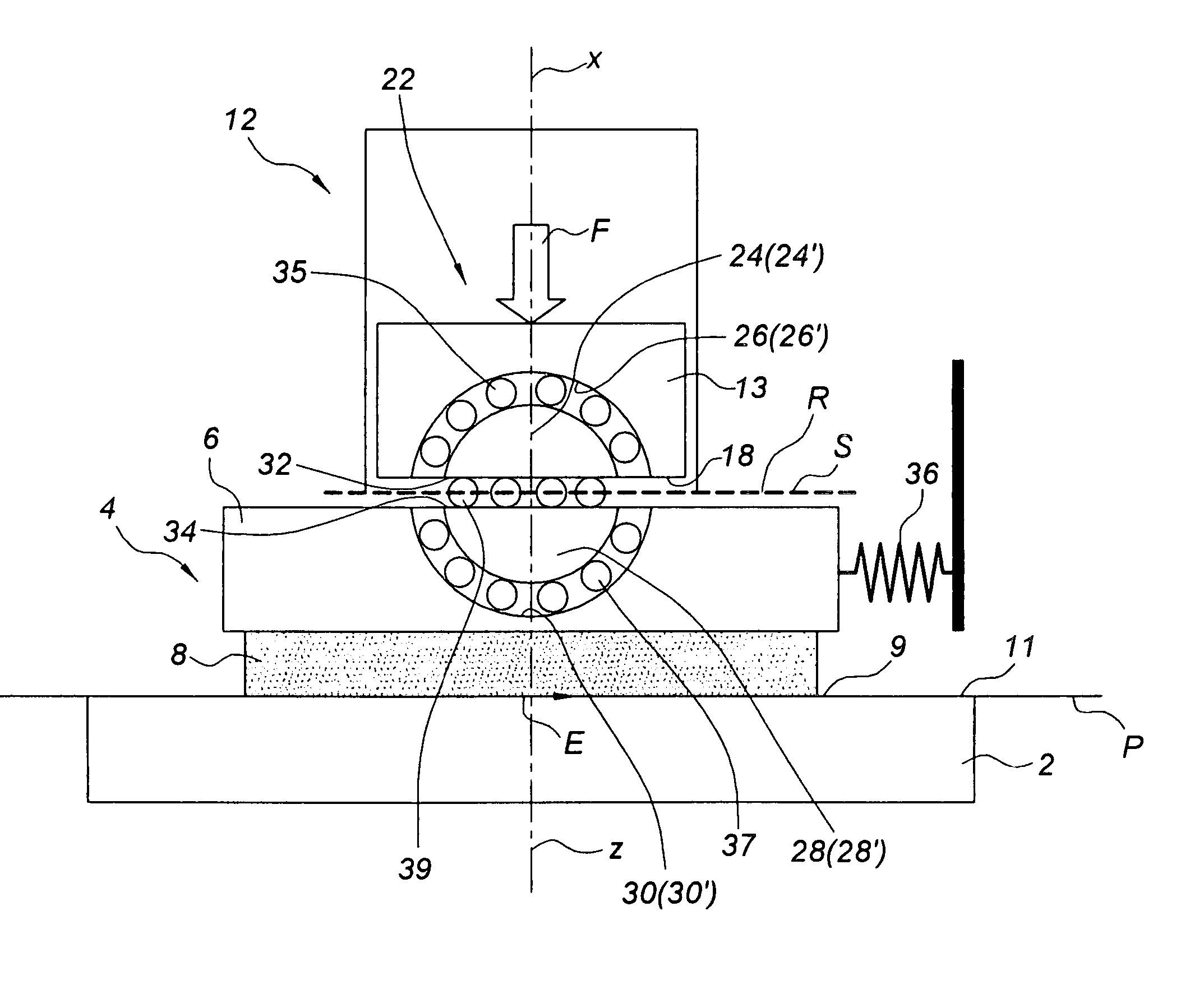 Disc brake comprising at least one inclinable brake pad