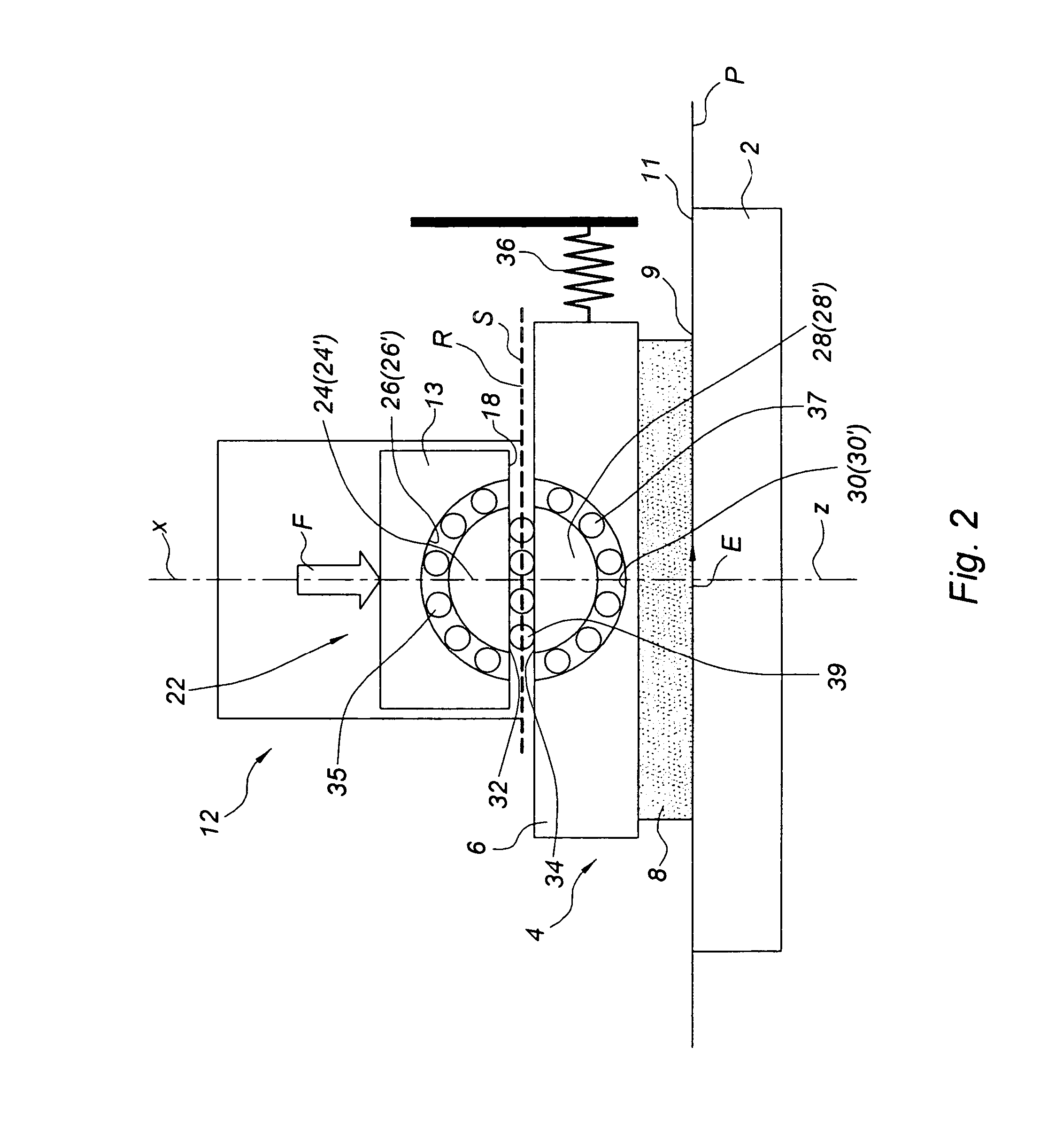 Disc brake comprising at least one inclinable brake pad