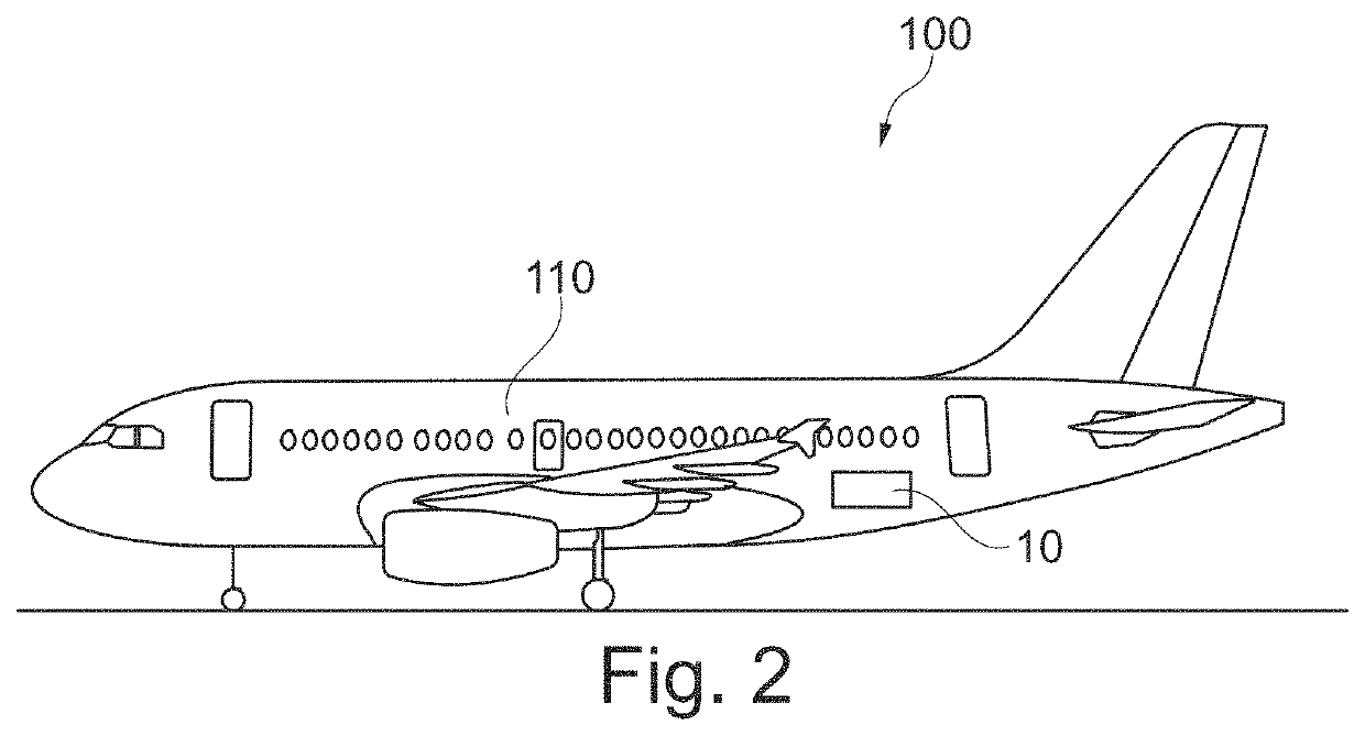 Oxygen supply device and method for supplying a passenger cabin of an aircraft with oxygen