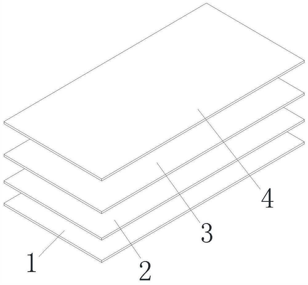 Laser holographic anti-counterfeiting composite aluminum laminated film and production process thereof