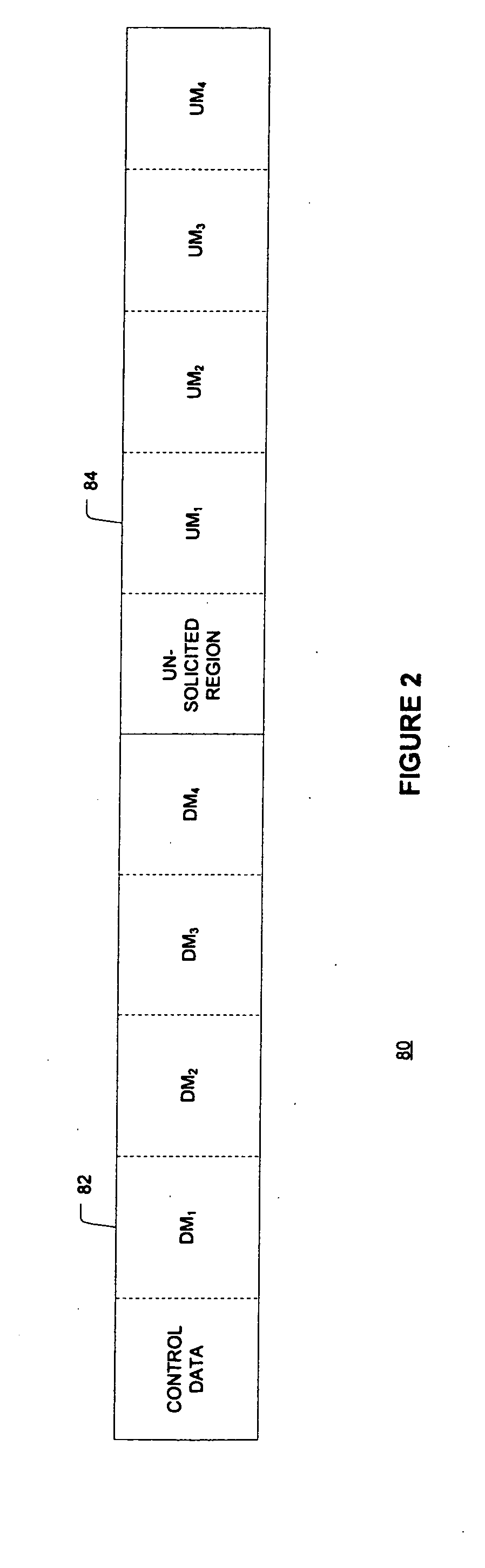 Frame structure for an adaptive modulation wireless communication system