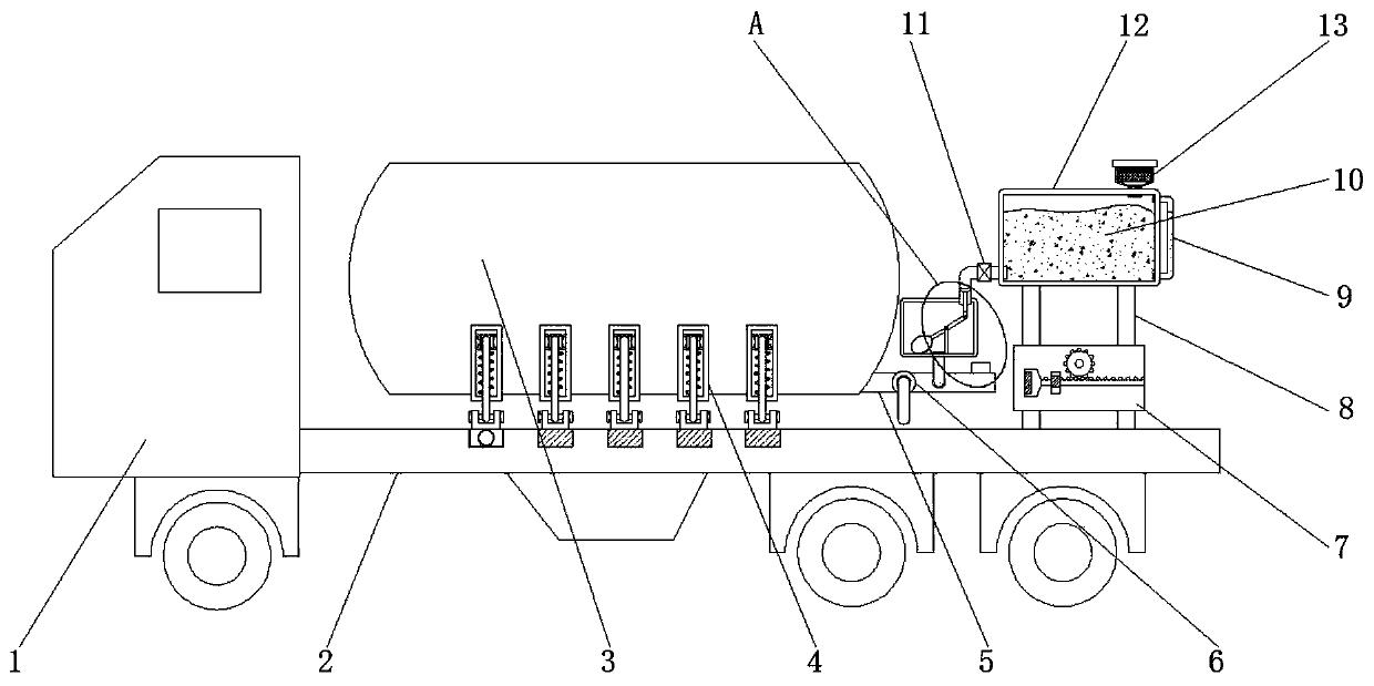 Anti-leakage natural gas closing device and using method thereof