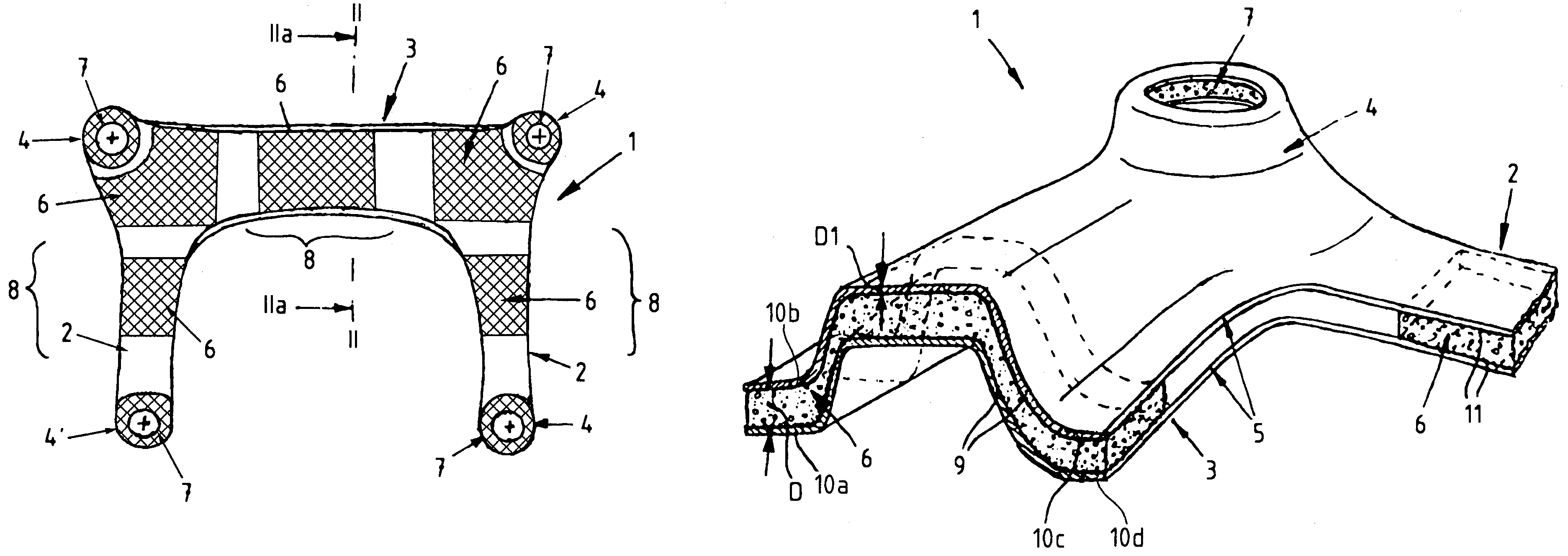 Axle structure for a motor vehicle
