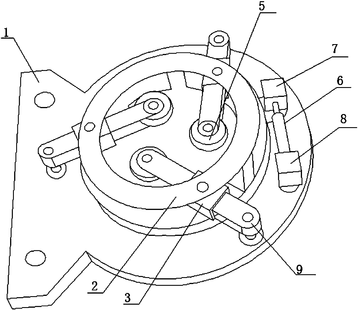 Special cup holder adopting hydraulic drive based precise clamping for motor vehicle