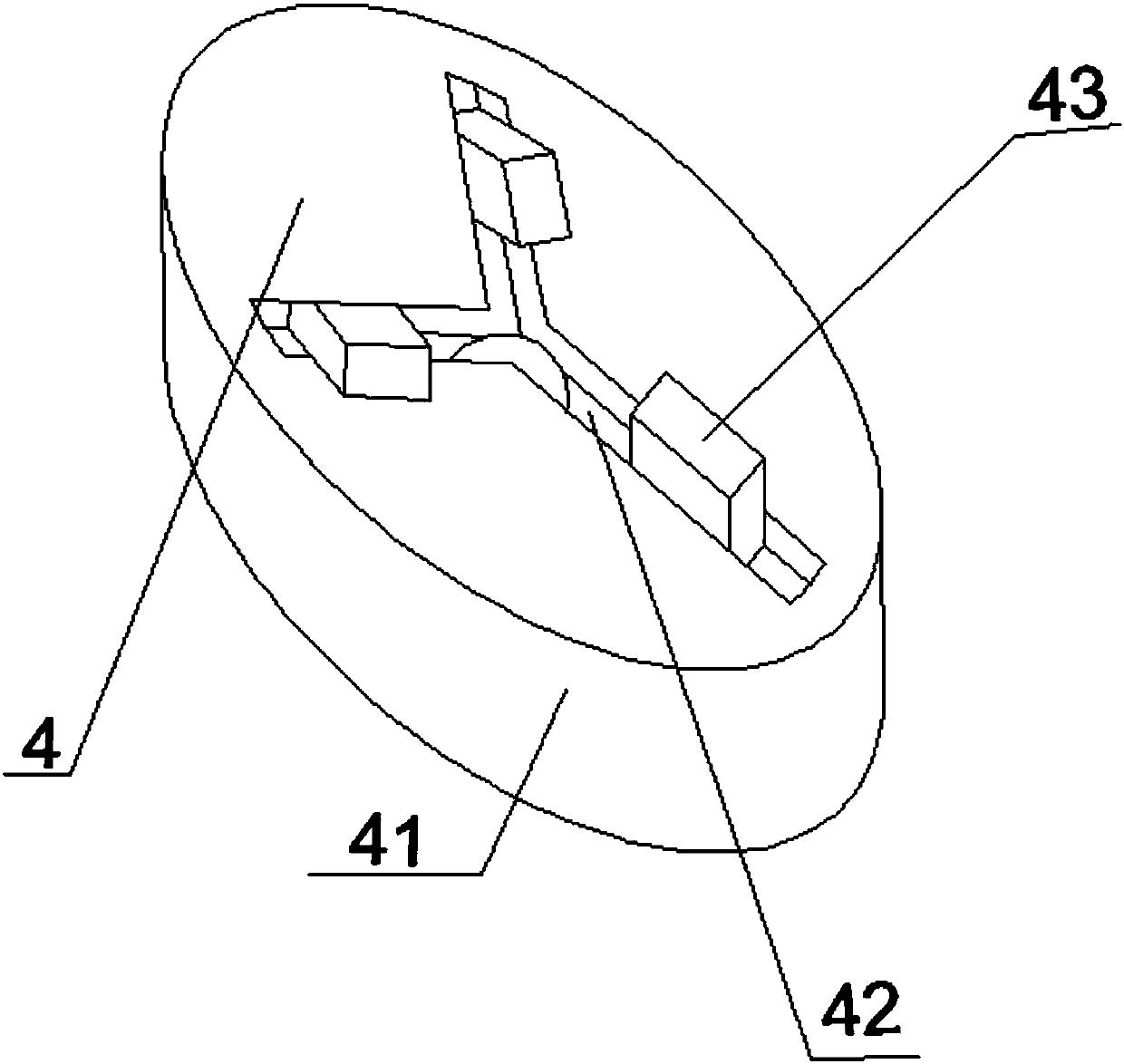 Special cup holder adopting hydraulic drive based precise clamping for motor vehicle