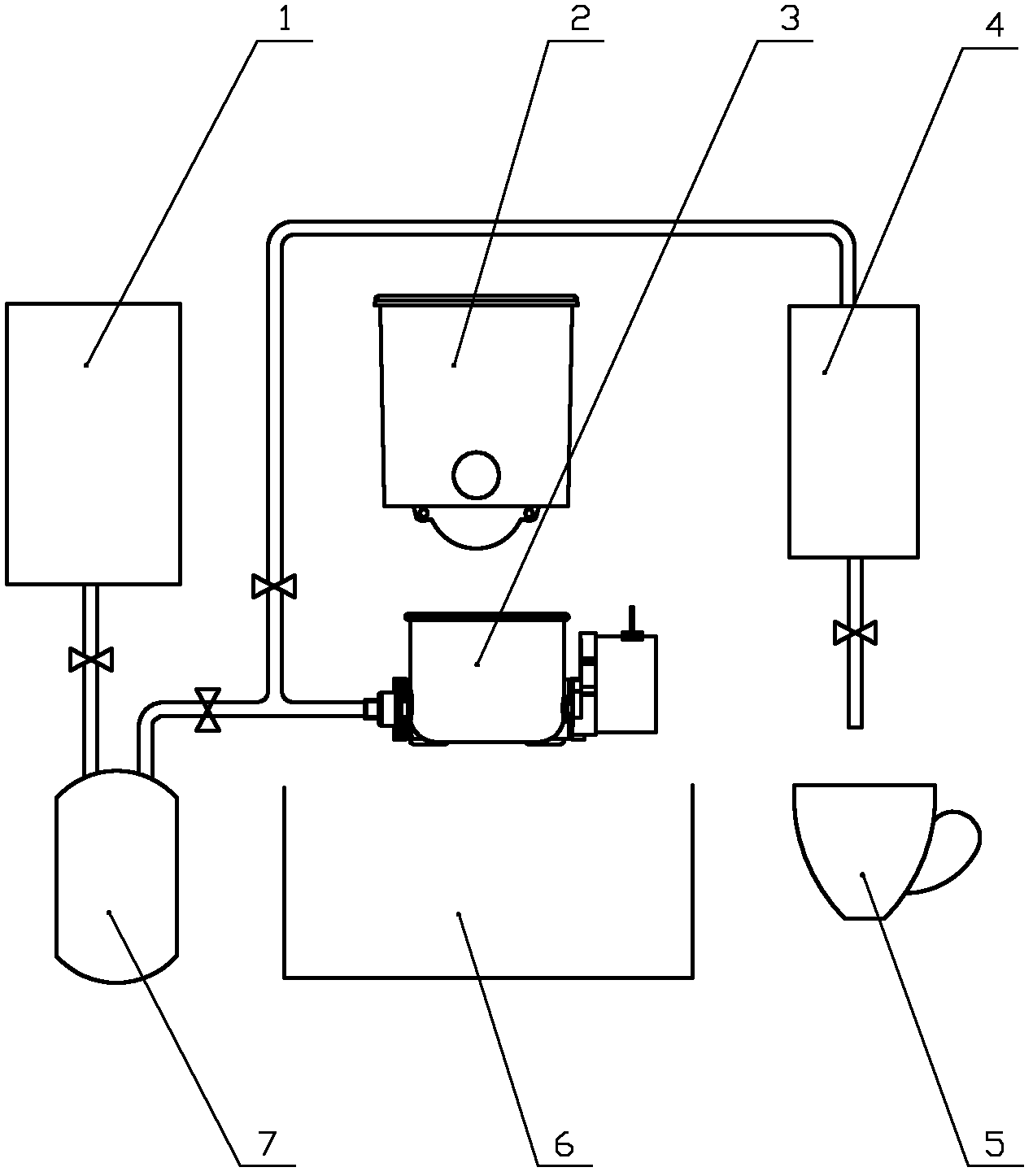 Intelligent self-control tea making machine