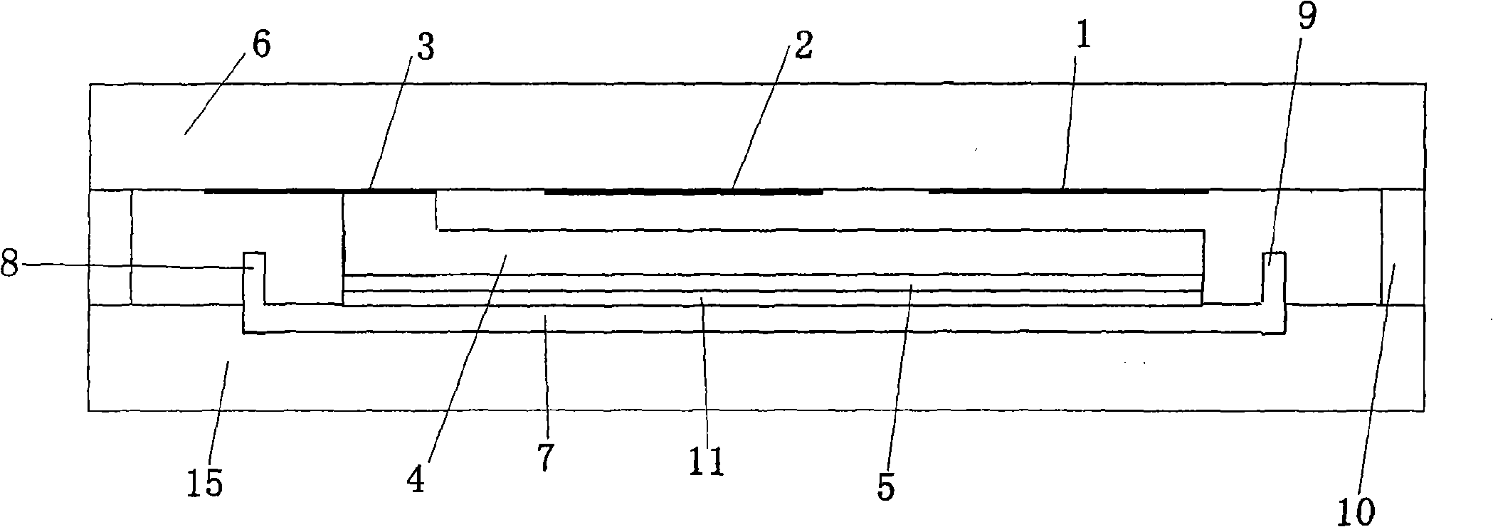 Sensor for sensing contents of components to be measured in human tissue fluid, fluid channel unit and method for measuring contents of components to be measured in human tissue fluid