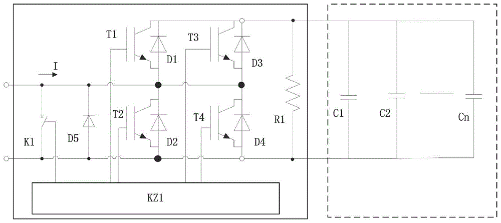 Modular multi-electric-level current converter and converter valve module unit thereof