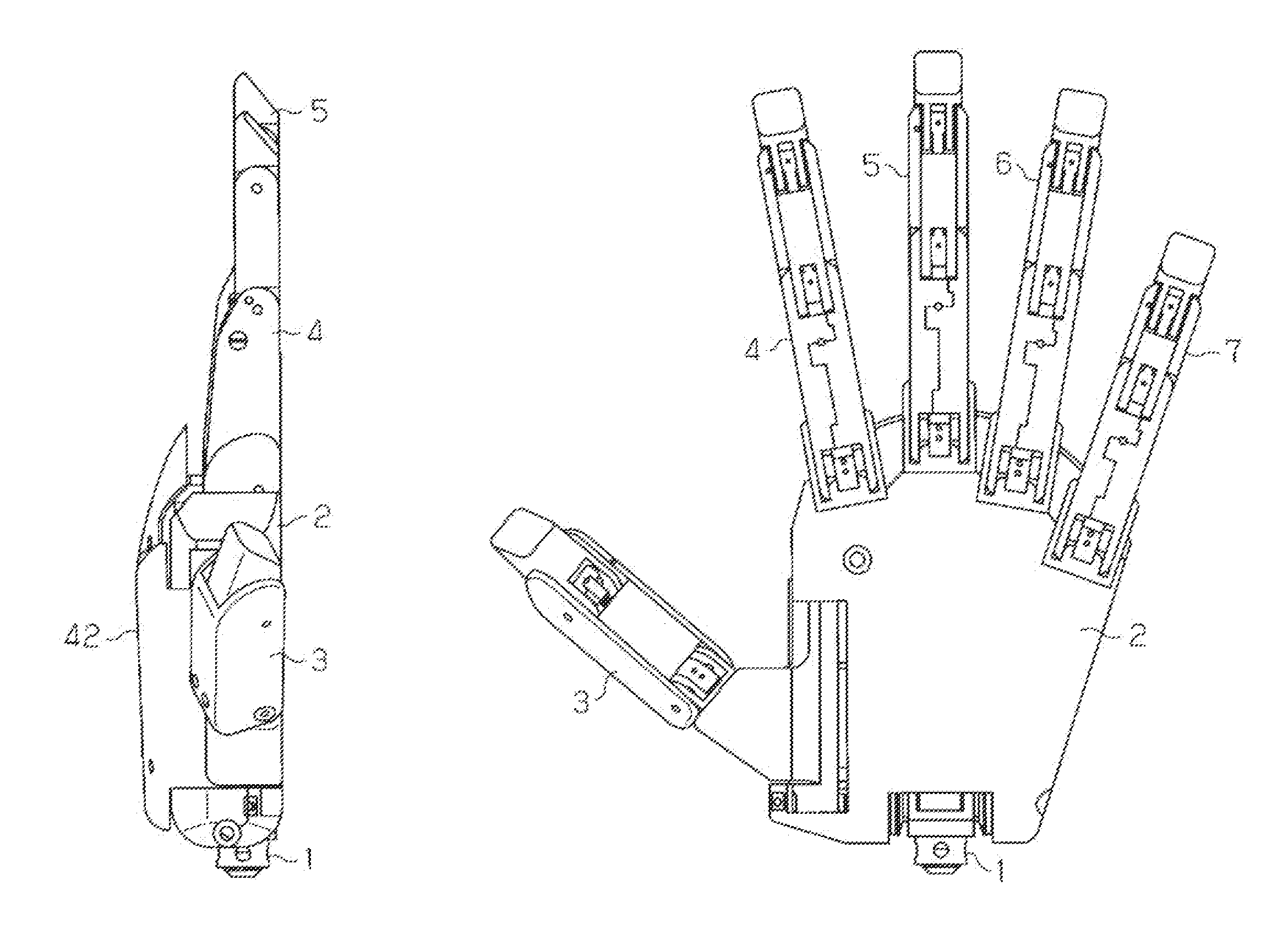 Humanoid electric hand