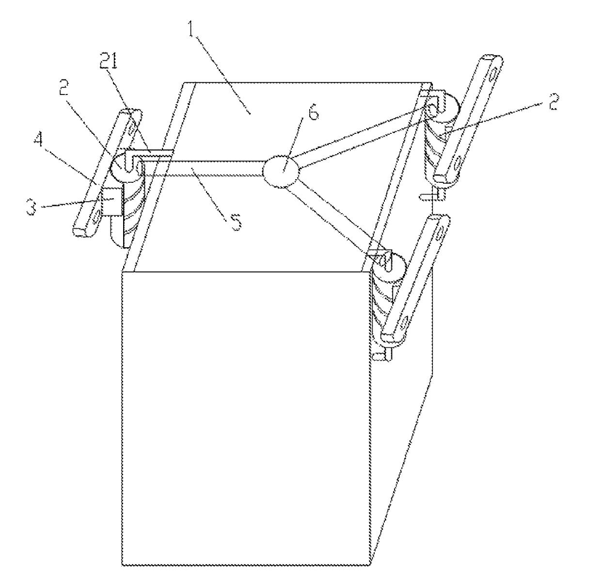 Embedded safety elevator