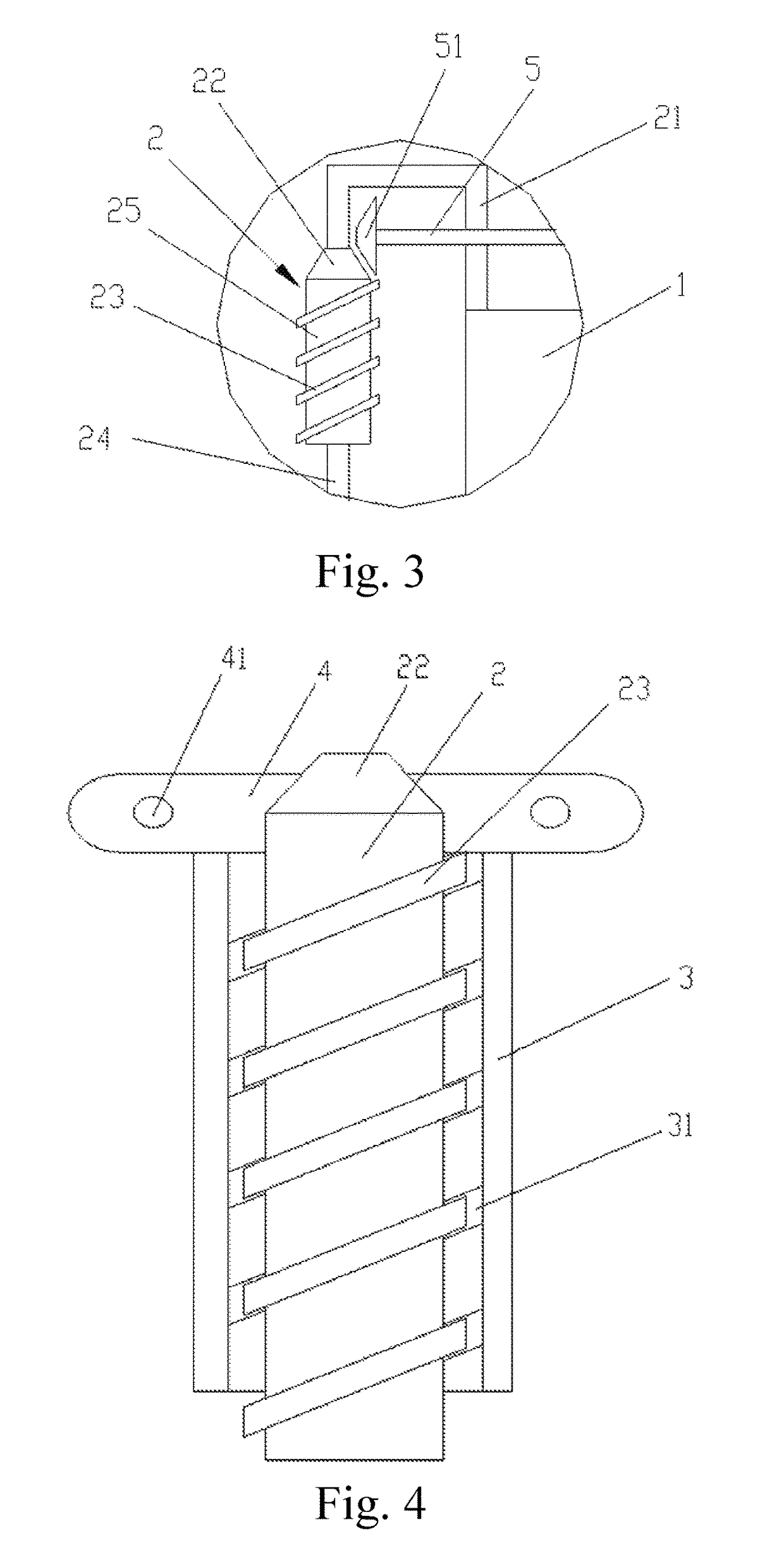 Embedded safety elevator