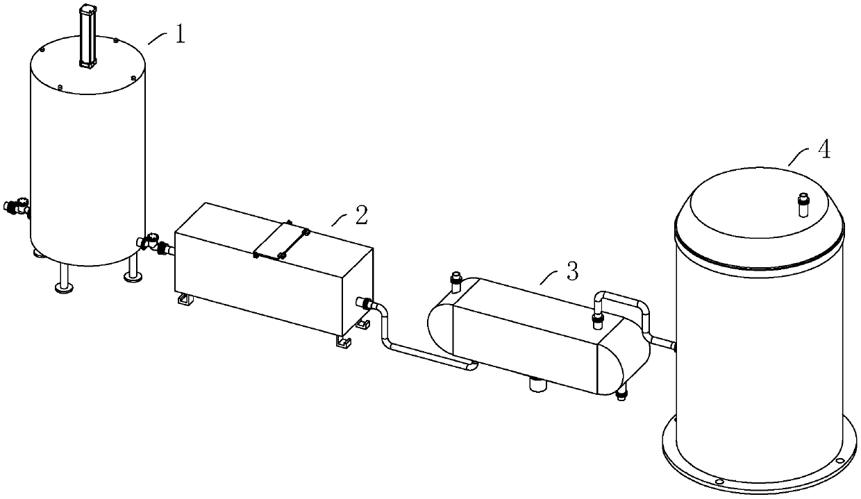 Organic waste gas environment treatment system