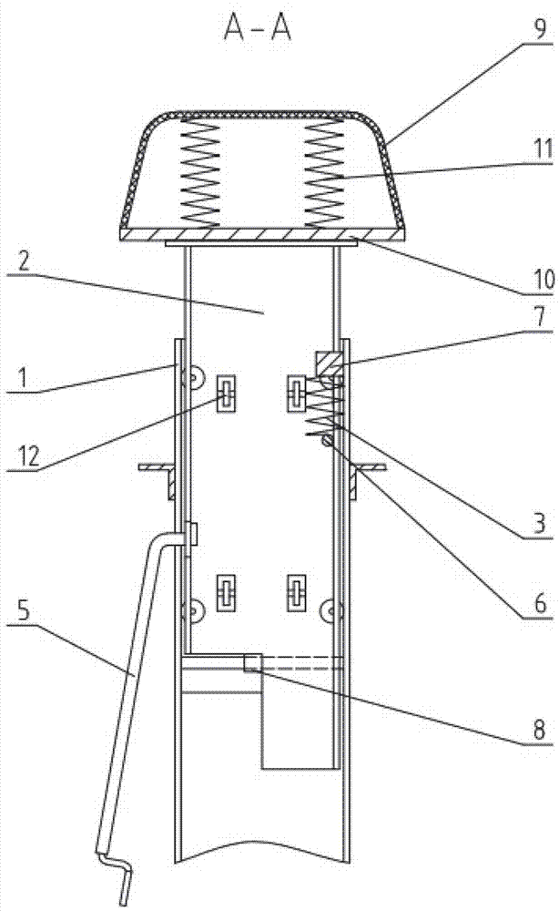 Anti-collision safety device for automobile