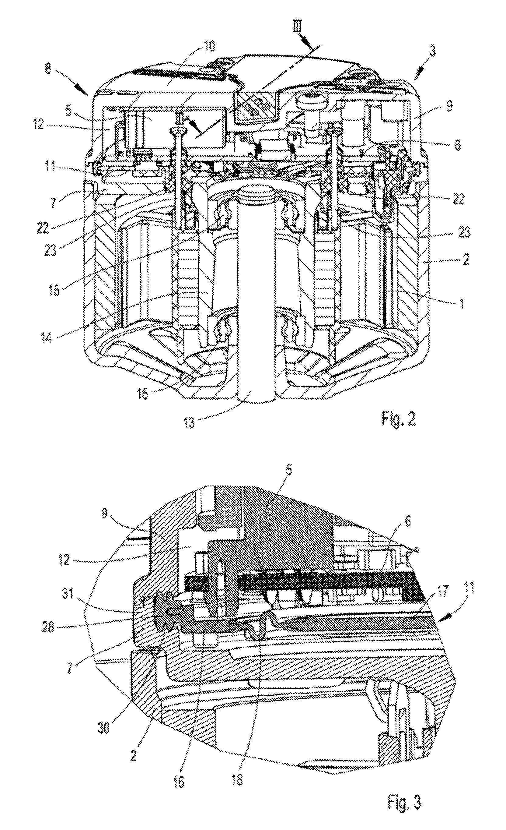 Housing for accommodating an electronic circuit