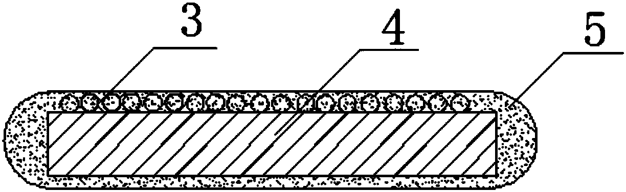 Monitoring structure of existing subgrade and slope stability and construction method thereof