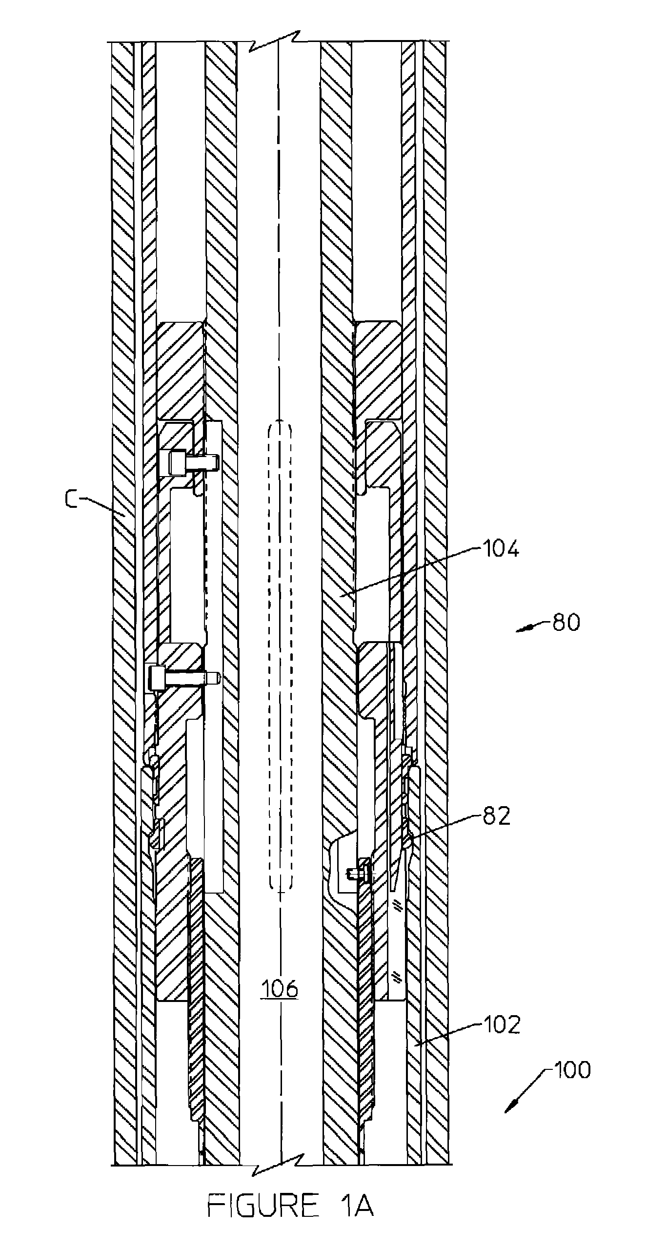 Downhole tool with hydraulic closure seat