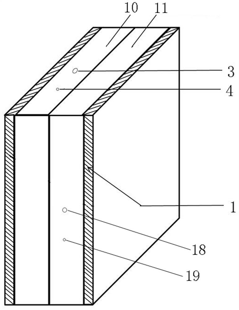 Protection device for enhancing aerial near-field explosion resistance of existing building