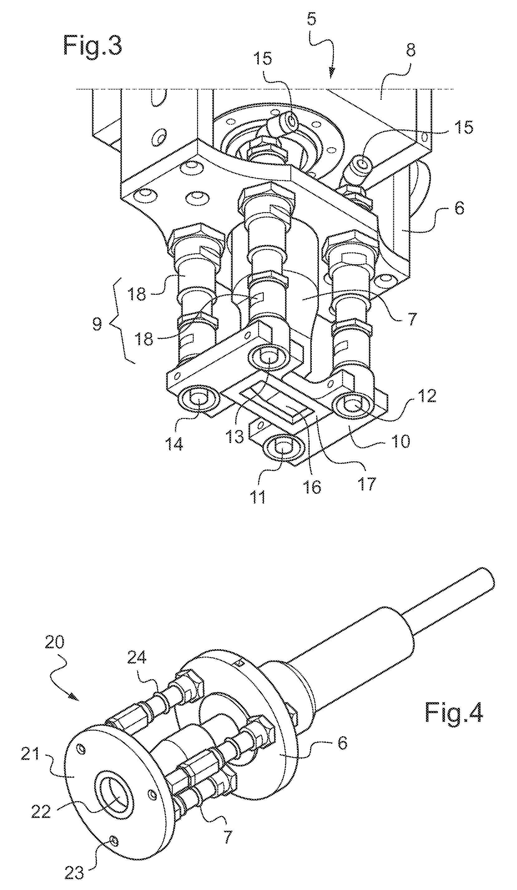 Ultrasonic welding device and method of operating said device