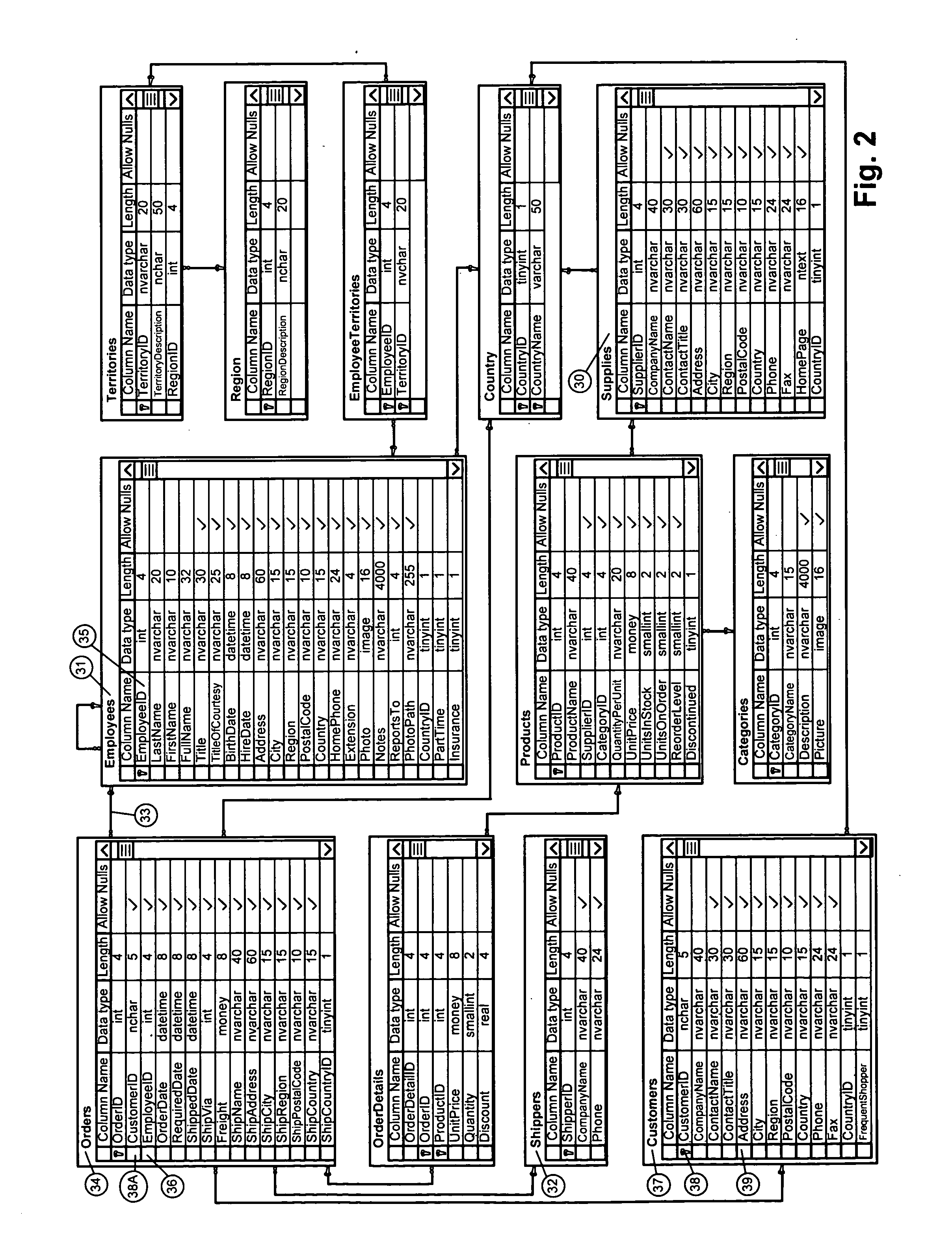 Method and system for creating and following drill links