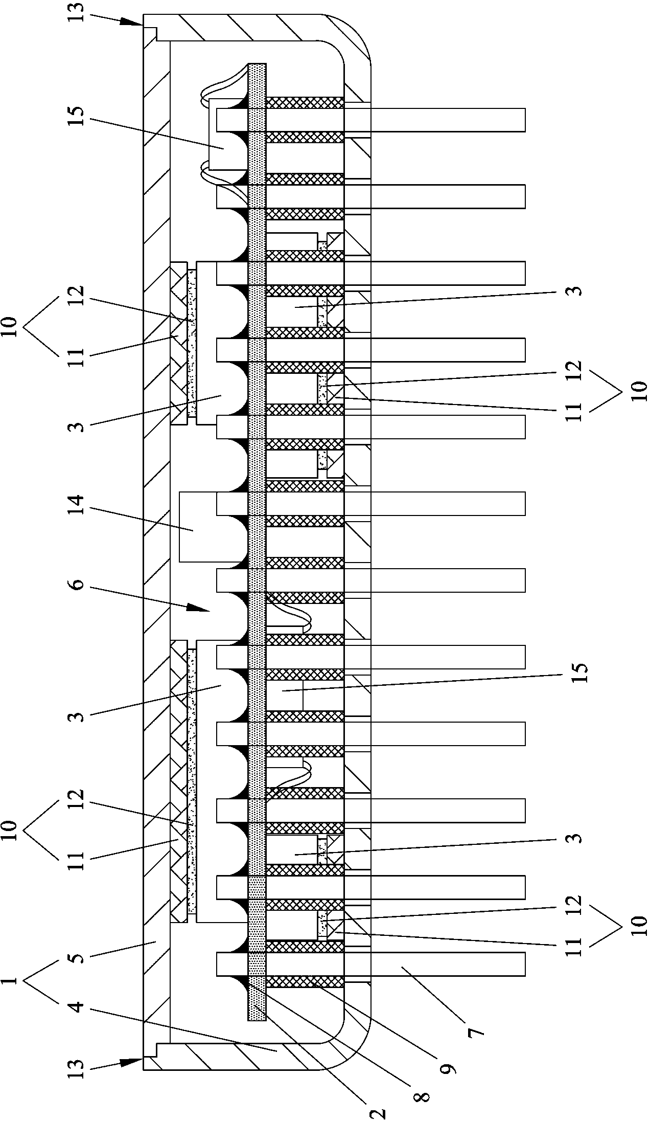 Integrated circuit packaging structure and packaging method thereof