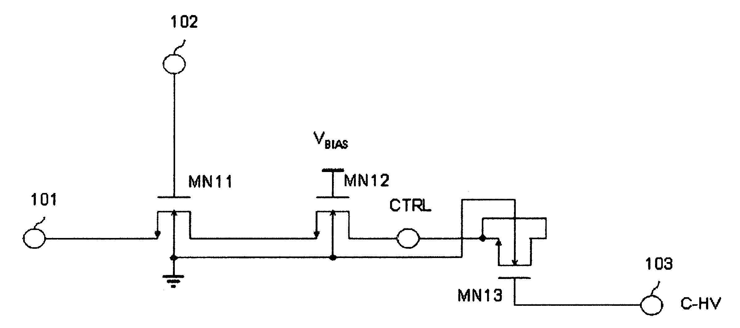 3-transistor OTP ROM using CMOS gate oxide antifuse