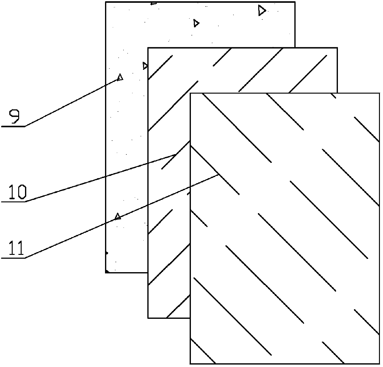 Anti-electromagnetic radiation isolating board for electric working room