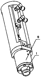 Steel sleeve press-fitting device for plastic parts and press-fitting method of device