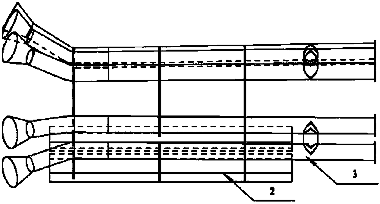 Installation sleeve device for single pile type multi-cable protection pipe