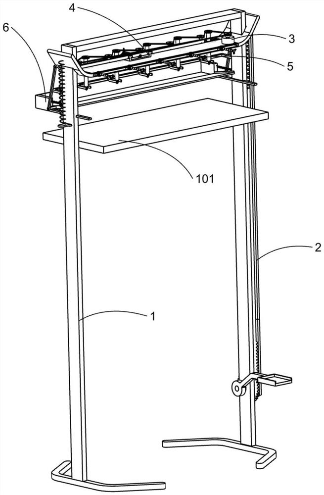 Whole-row screw tightening device for recycling and disassembling power batteries