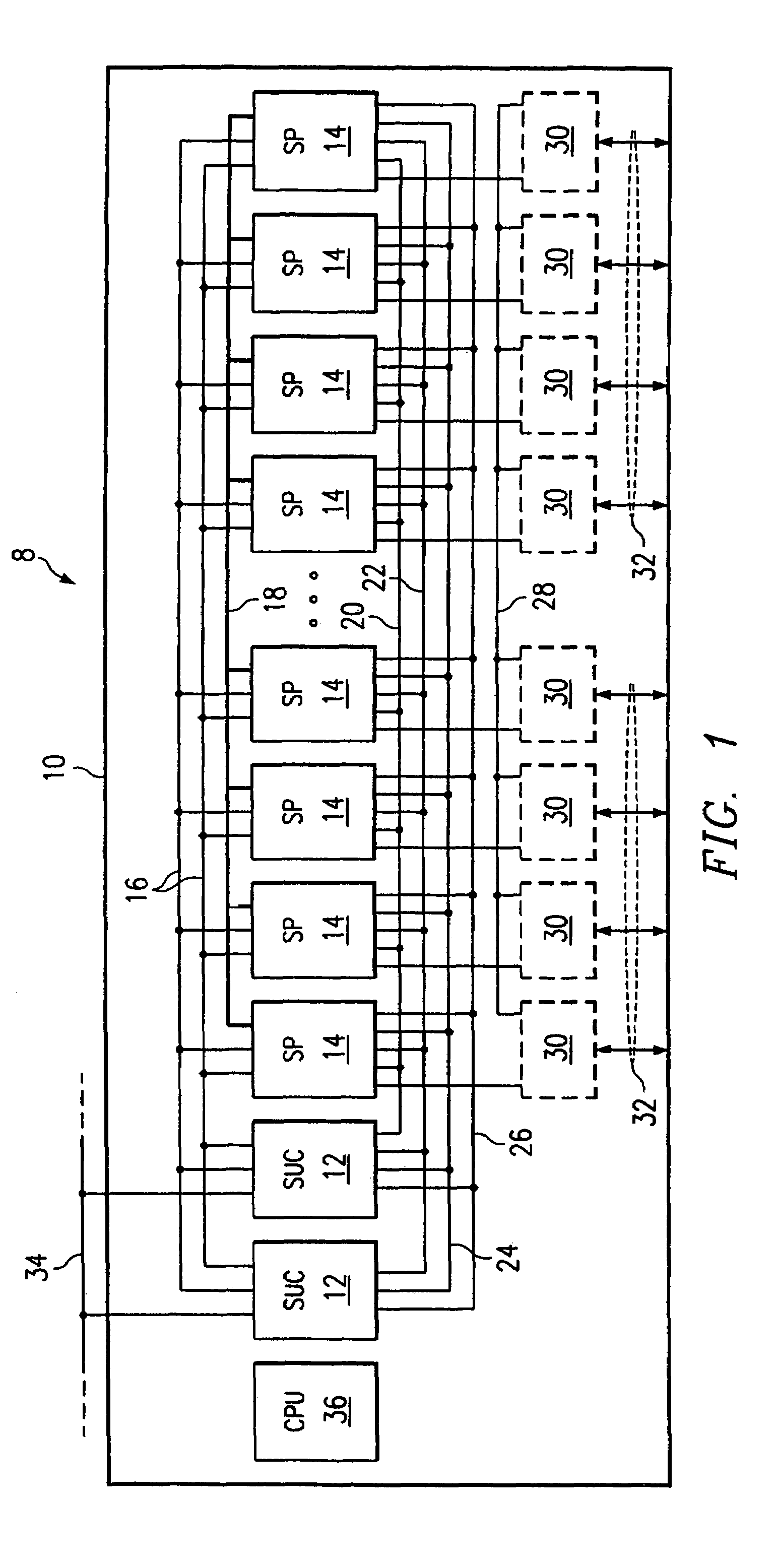 TDM switching system and ASIC device