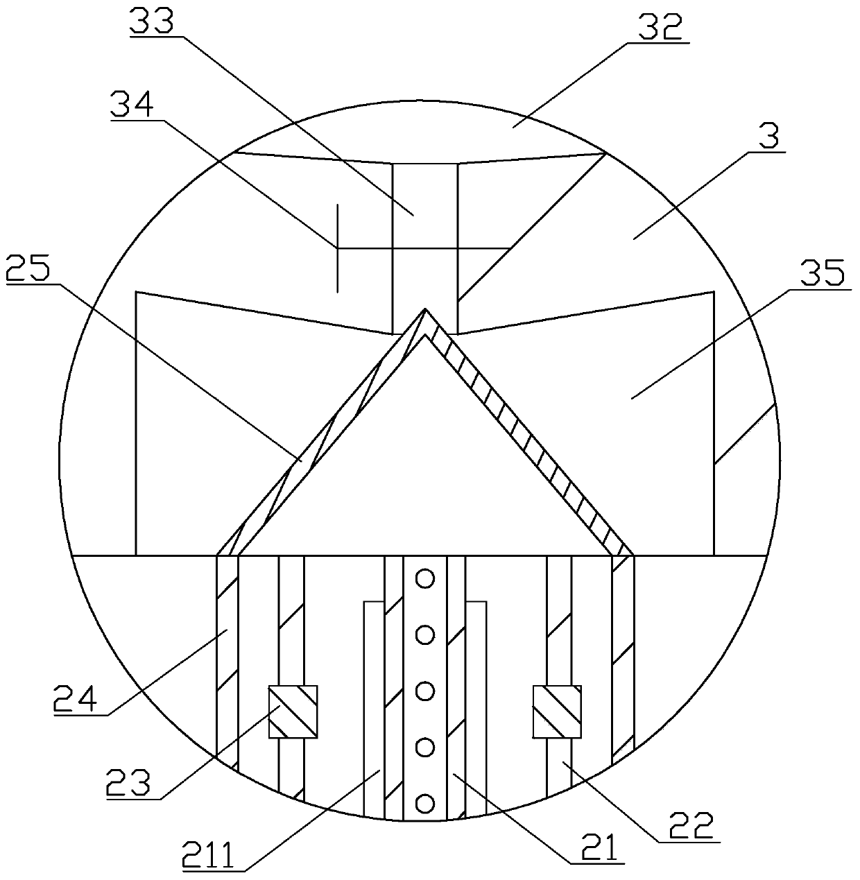 Garden pest monitoring method and large vertical garden pest monitoring device