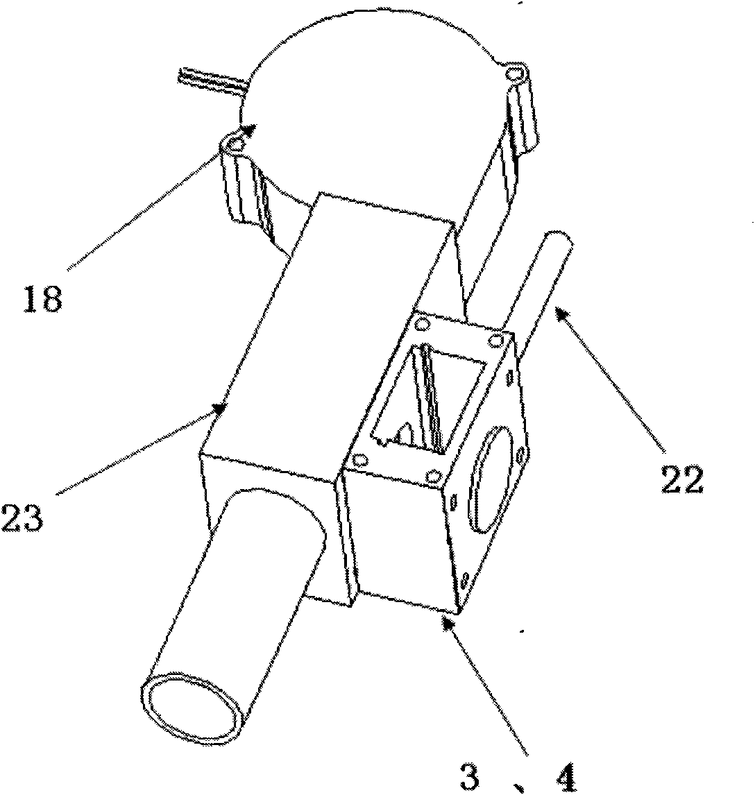 Gas circuit system for measuring tail gas smoke intensity of diesel vehicle