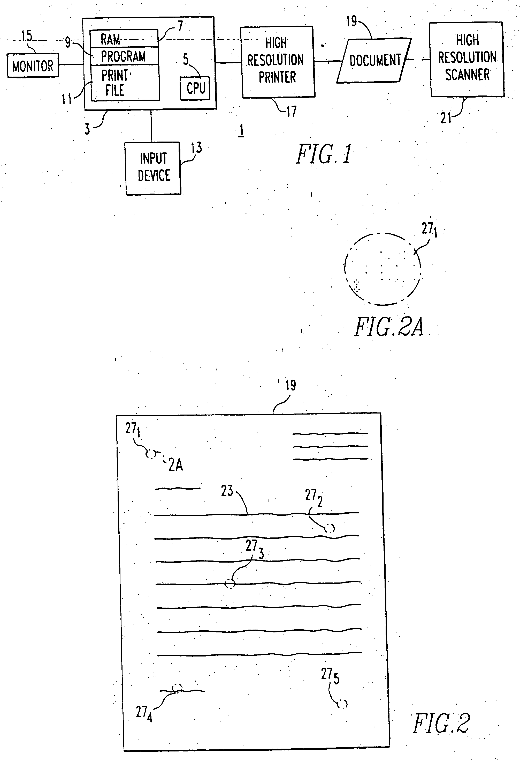 Method for robust asymmetric modulation spatial marking with spatial sub-sampling