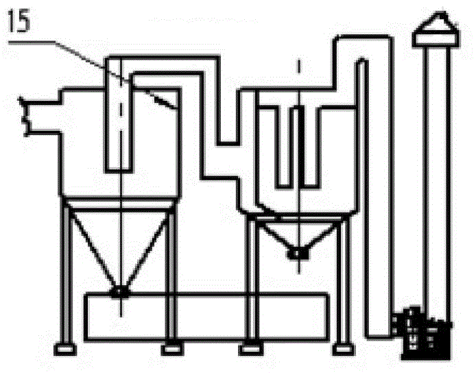 On-line KR desulfuration residue treatment device and method applied to hot metal pretreatment process