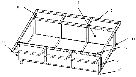Top vertical shaft natural ventilation tunnel model and fire test method thereof