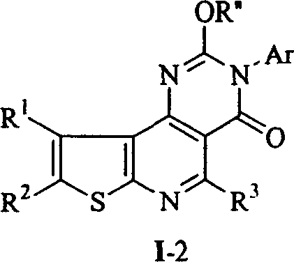 Substitution thieno[3',2':5,6]-pyridino[4,3-d]-pyrimidine-4(3H)-ketone and preparation method