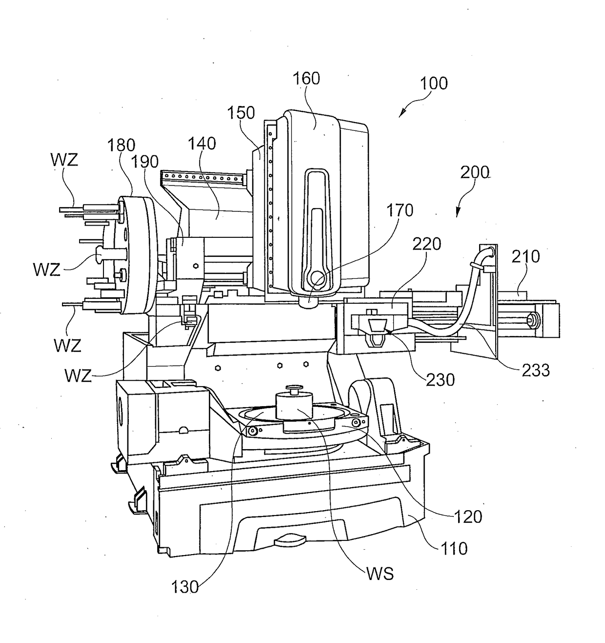 Coupling system for use with a spindle apparatus of a machine tool