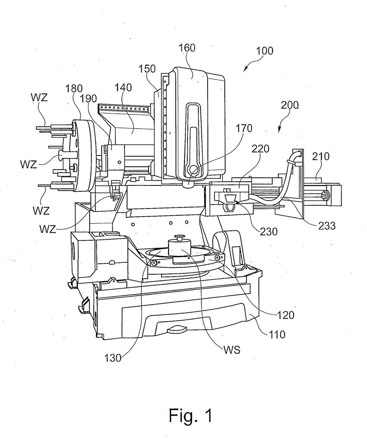Coupling system for use with a spindle apparatus of a machine tool