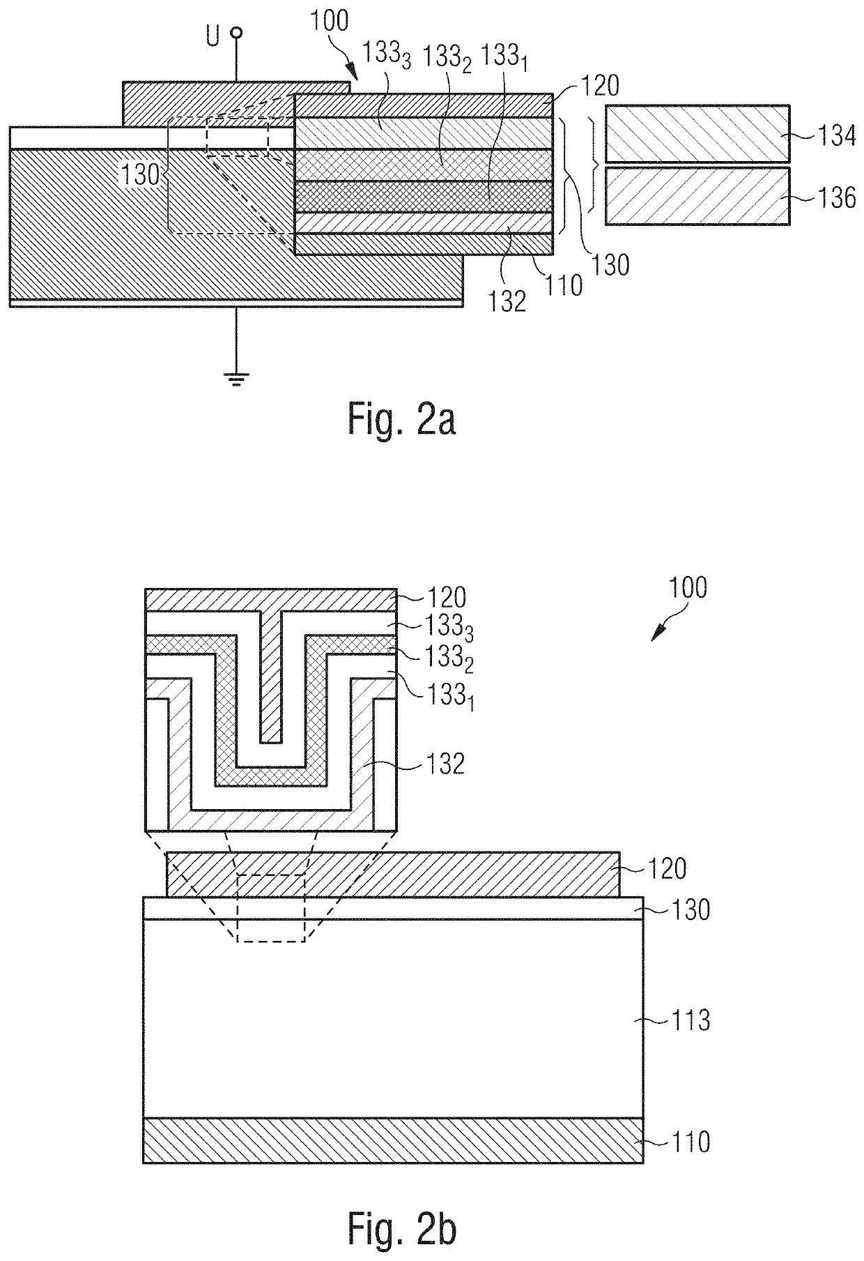 Integrated capacitor and method of producing an integrated capacitor