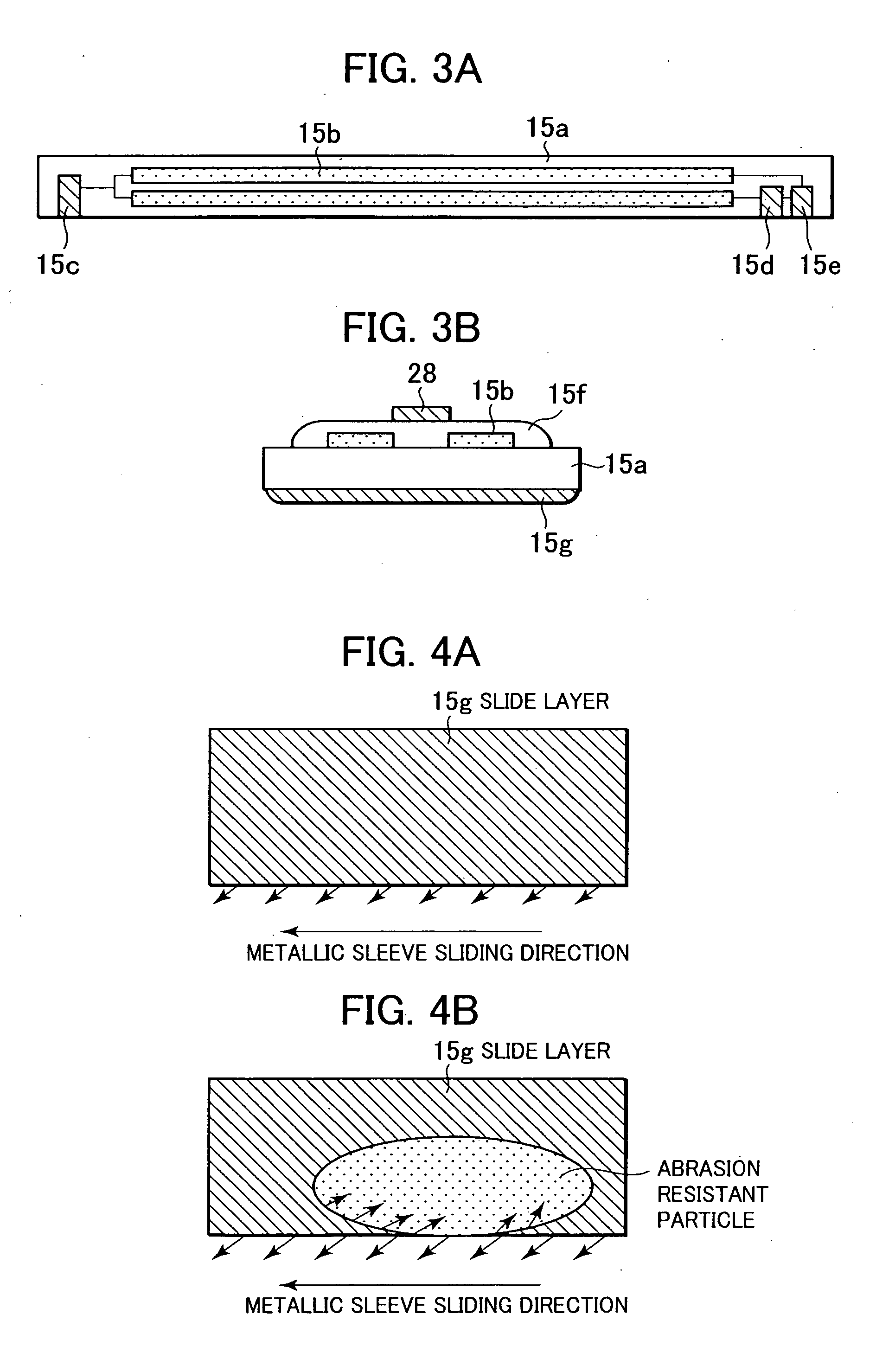 Image heating apparatus including flexible metallic sleeve, and heater used for this apparatus
