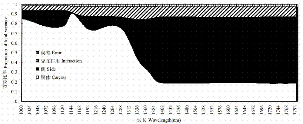 Method for obtaining near-infrared spectrum of beef sample online and application thereof in evaluating beef quality