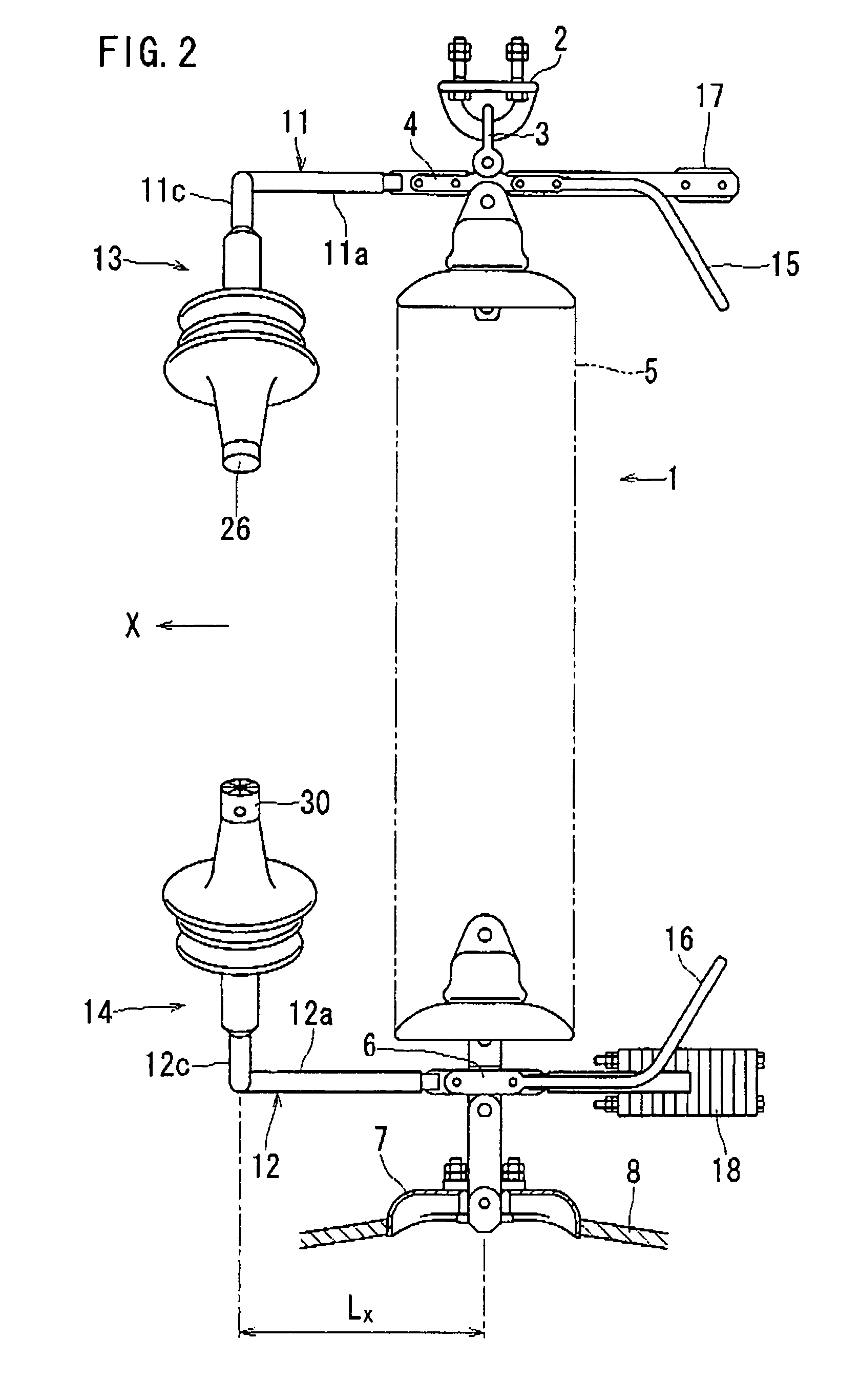 Arcing horn device