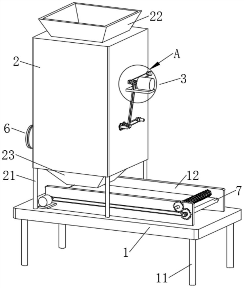 Color spinning cotton sliver proofing device