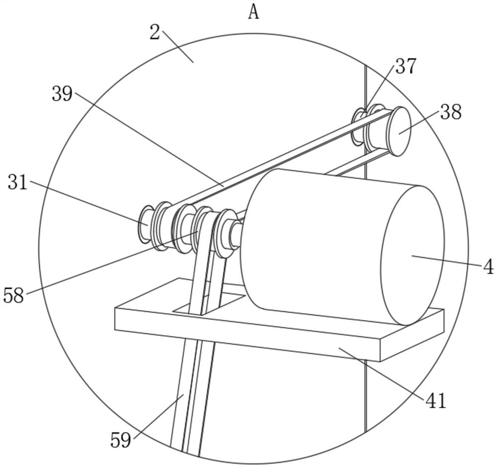 Color spinning cotton sliver proofing device