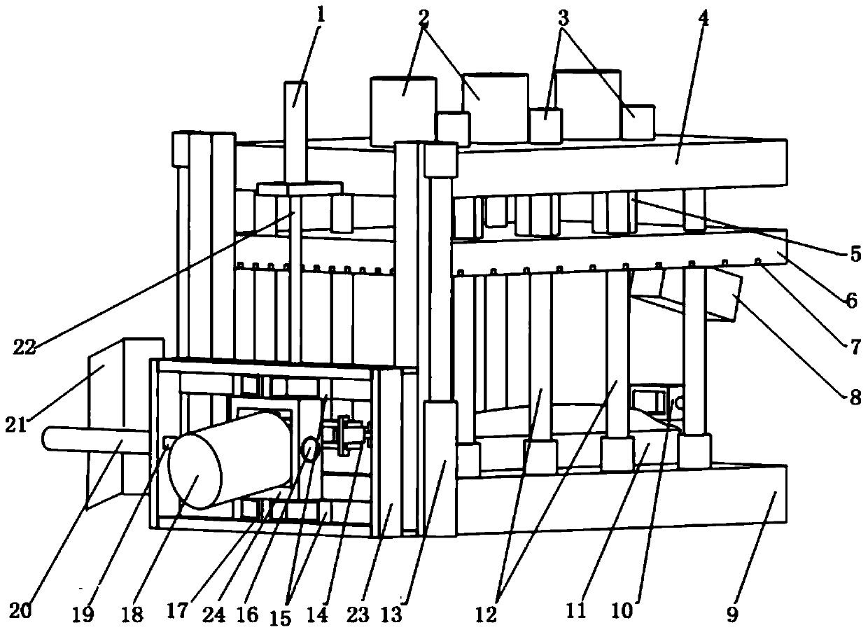 A large-scale composite tension-compression hydraulic forming machine