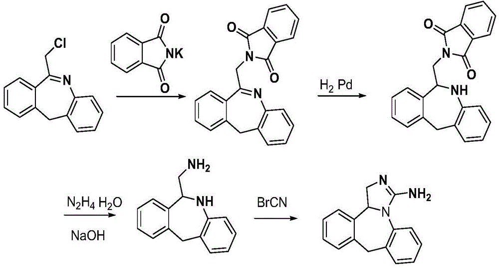Method for synthesizing epinastine
