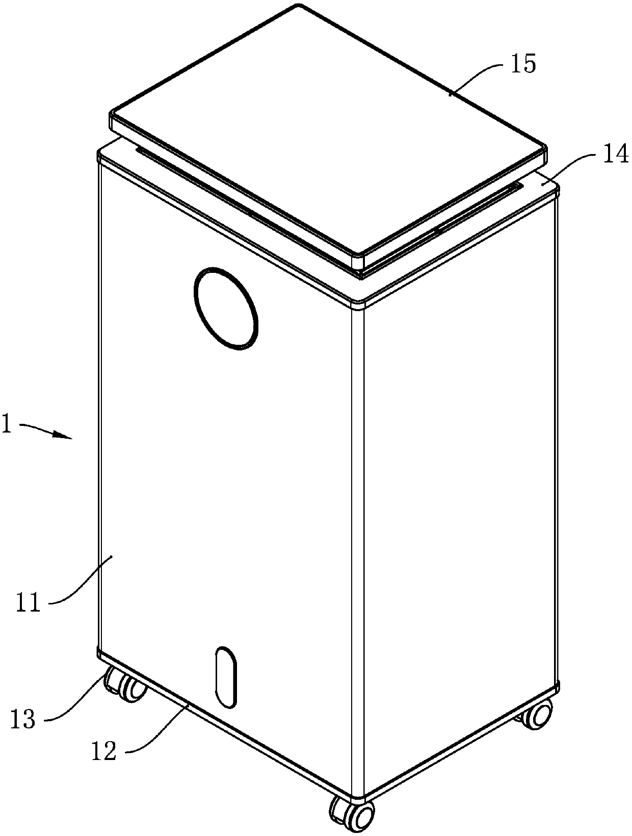 Air purifier with dehumidification function